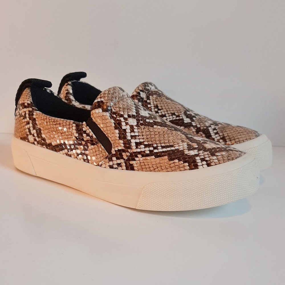 Zara Trafaluc Python Slip On Platform Sneakers - image 1